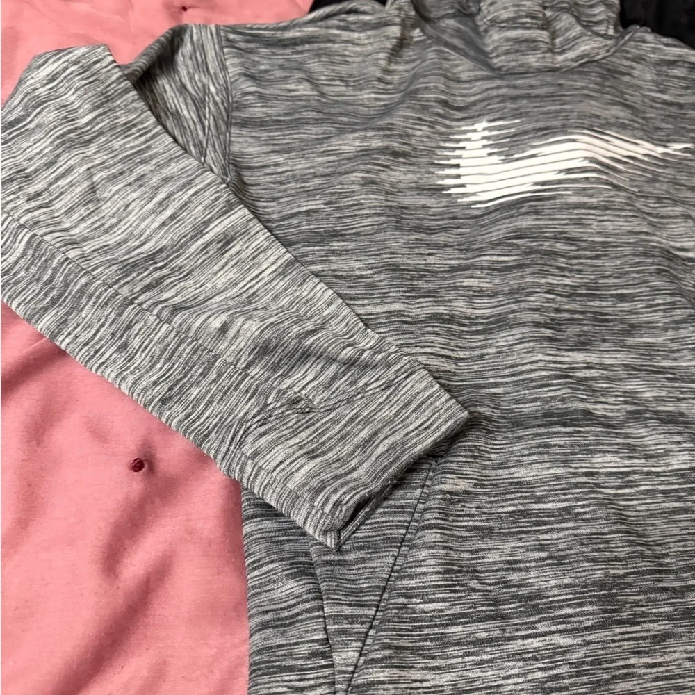 NIKE Youth XL Gray Hoodie Sweatshirt and Black Sweatpants Dri-FIT Apparel Lot - Picture 4 of 13